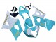 2003-2004 White Light Blue Gold Suzuki GSXR 1000 Motorcycle Fairings Australia