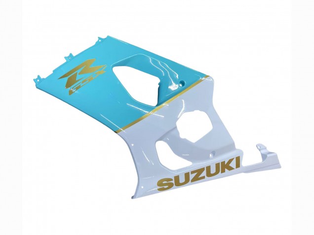 2003-2004 White Light Blue Gold Suzuki GSXR 1000 Motorcycle Fairings Australia