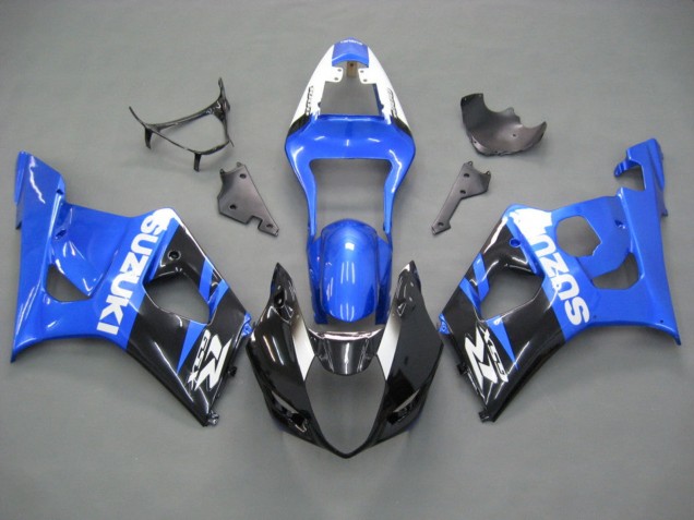 2003-2004 Blue White Black Suzuki GSXR 1000 Motorcycle Fairings Australia
