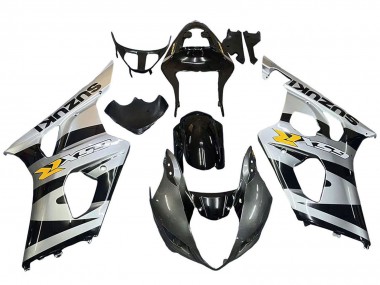 2003-2004 Glossy Black Silver Grey Yellow Suzuki GSXR 1000 Motorcycle Fairings Australia