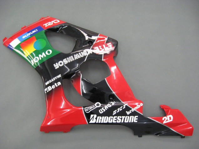 2003-2004 Red Yellow Blue Green Black JOMO Suzuki GSXR 1000 Motorcycle Fairings Australia