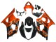2003-2004 Burnt Orange Glossy Black Suzuki GSXR 1000 Motorcycle Fairing Australia