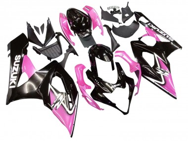 2005-2006 Glossy Black Pink Suzuki GSXR 1000 Motorcycle Fairings Australia