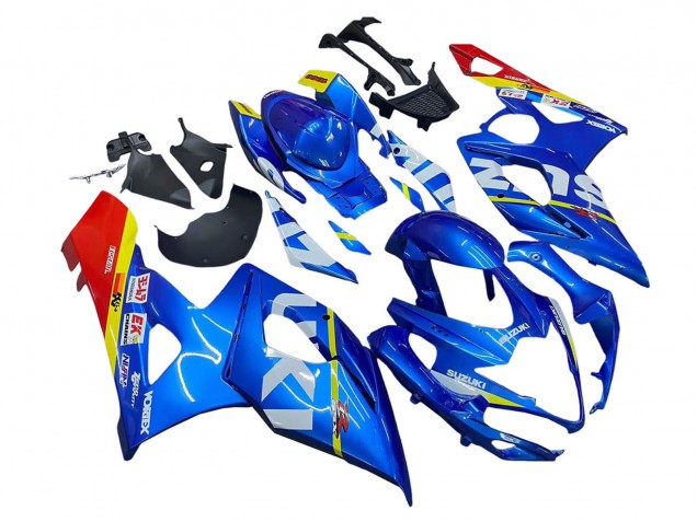 2005-2006 Blue Yellow Red White Suzuki GSXR 1000 Motorcycle Fairings Australia