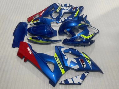 2005-2006 Blue Yellow Red Motul Ecstar Suzuki GSXR 1000 Motorcycle Fairings Australia