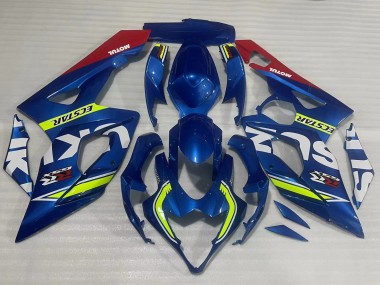 2005-2006 Blue Yellow Red Motul Ecstar Suzuki GSXR 1000 Motorcycle Fairings Australia