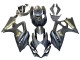 2007-2008 Matte Black Gold Decal Suzuki GSXR 1000 Motorcycle Fairings Australia