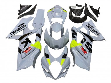 2007-2008 Light Grey Green Black Suzuki GSXR 1000 Motorcycle Fairings Australia