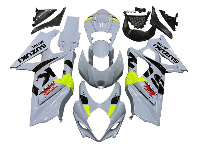 2007-2008 Light Grey Green Black Suzuki GSXR 1000 Motorcycle Fairings Australia