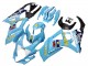 2007-2008 Light Blue Yellow Black Motul Rizla Suzuki GSXR 1000 Motorcycle Fairings Australia