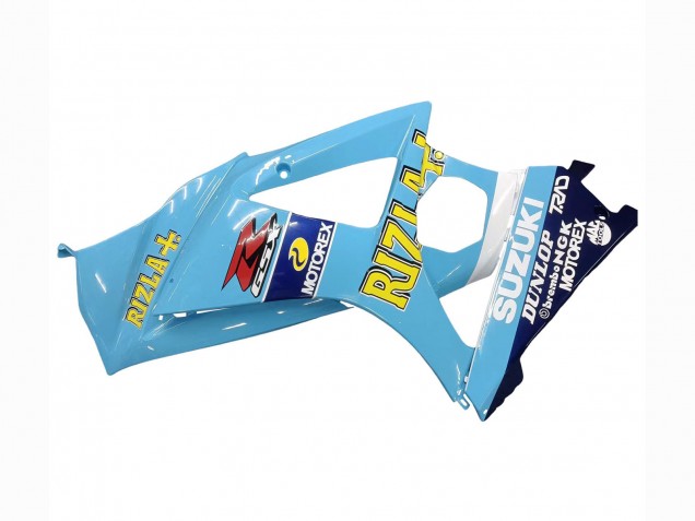 2007-2008 Light Blue Yellow Black Motul Rizla Suzuki GSXR 1000 Motorcycle Fairings Australia