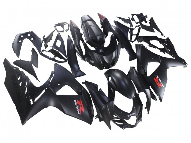 2007-2008 Matte Black Red Decal Suzuki GSXR 1000 Motorcycle Fairings Australia