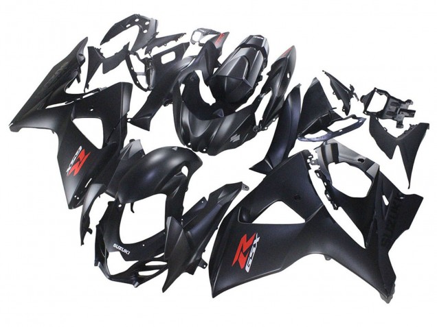 2007-2008 Matte Black Red Decal Suzuki GSXR 1000 Motorcycle Fairings Australia