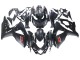 2007-2008 Matte Black Red Decal Suzuki GSXR 1000 Motorcycle Fairings Australia