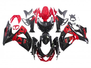 2009-2016 Glossy Black Red Suzuki GSXR 1000 Motorcycle Fairing Kits Australia