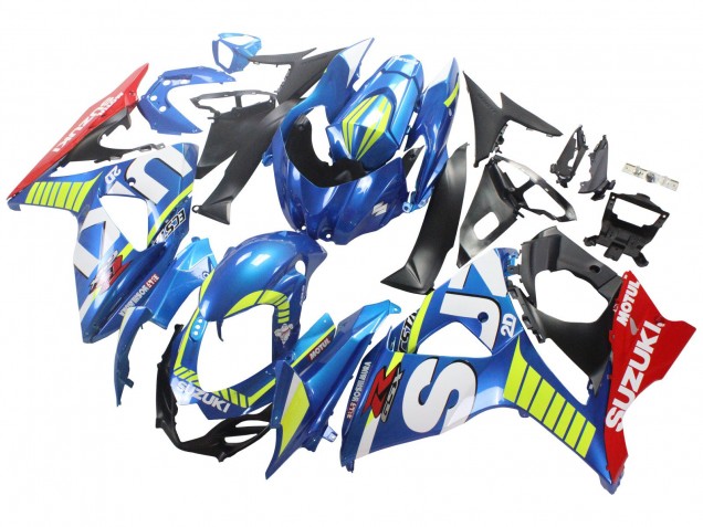 2009-2016 Light Blue Green Red Motul Suzuki GSXR 1000 Motorcycle Fairings Australia