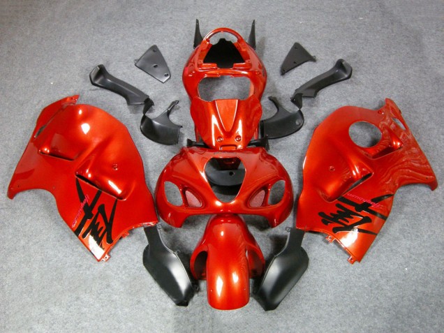 1996-2007 Orange Red Suzuki GSXR 1300 Hayabusa Motorcycle Fairings Australia