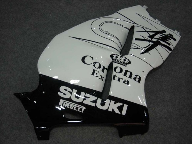 1996-2007 White Black Corona Suzuki GSXR 1300 Hayabusa Motorcycle Fairings Australia