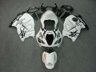 1996-2007 White Black Corona Suzuki GSXR 1300 Hayabusa Motorcycle Fairings Australia