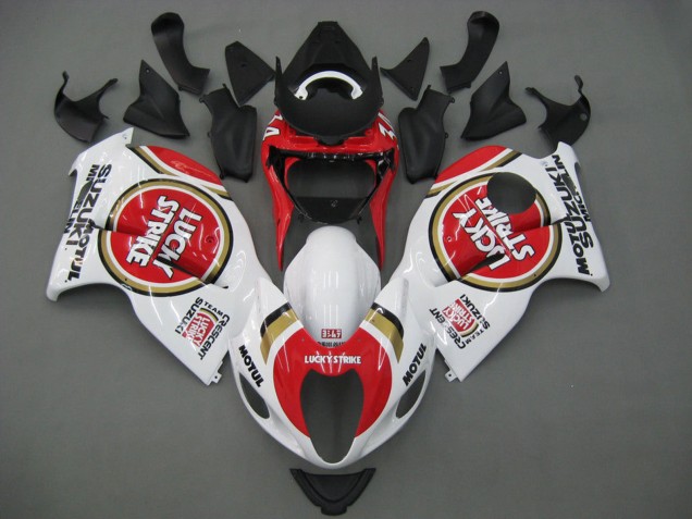 1996-2007 White Red Motul Suzuki GSXR 1300 Hayabusa Motorcycle Fairings Australia