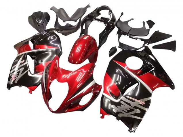 1996-2007 Red Glossy Black Hayabusa Suzuki GSXR 1300 Hayabusa Motorcycle Fairings Australia