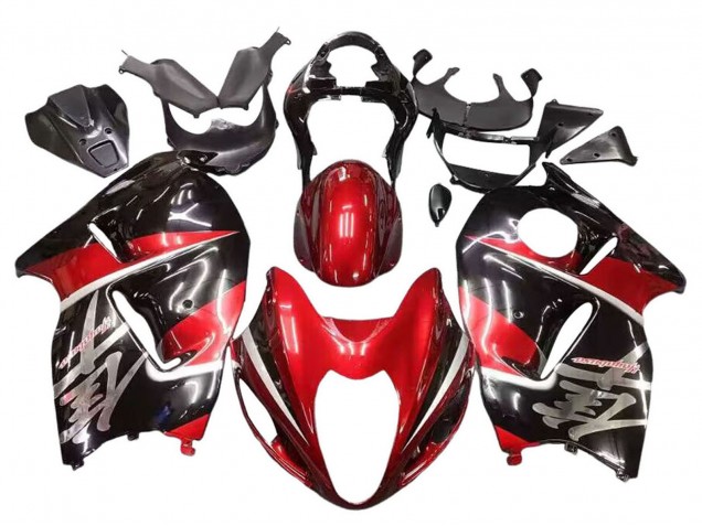 1996-2007 Red Glossy Black Hayabusa Suzuki GSXR 1300 Hayabusa Motorcycle Fairings Australia