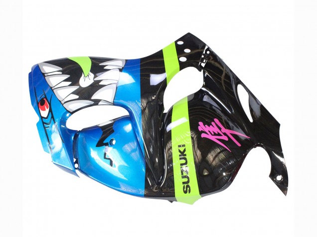 2008-2020 Blue Green Black Shark 46 Suzuki GSXR 1300 Hayabusa Motorcycle Fairings Australia