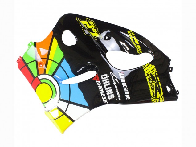 1996-2000 Black Multicolor 27 Suzuki GSXR 600 / GSXR 750 Motorcycle Fairings Australia