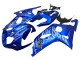 2001-2003 Blue with White Flame Suzuki GSXR 600 / GSXR 750 Motorcycle Fairings Australia