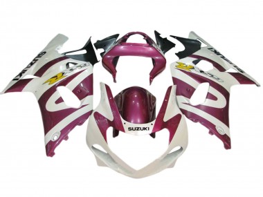 2001-2003 White Pink Yellow Suzuki GSXR 600 / GSXR 750 Motorcycle Fairings Australia