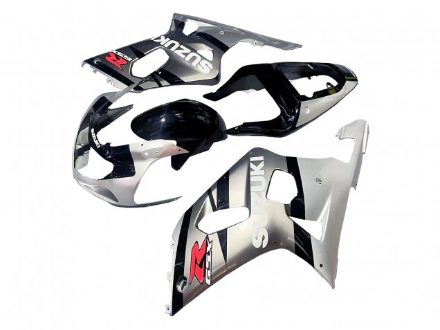 2001-2003 Silver Glossy Black Red Suzuki GSXR 600 / GSXR 750 Motorcycle Fairing Australia