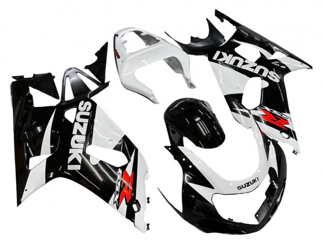 2001-2003 White Glossy Black Red Suzuki GSXR 600 / GSXR 750 Motorcycle Fairings Australia