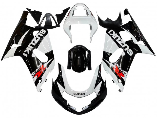 2001-2003 White Glossy Black Red Suzuki GSXR 600 / GSXR 750 Motorcycle Fairings Australia