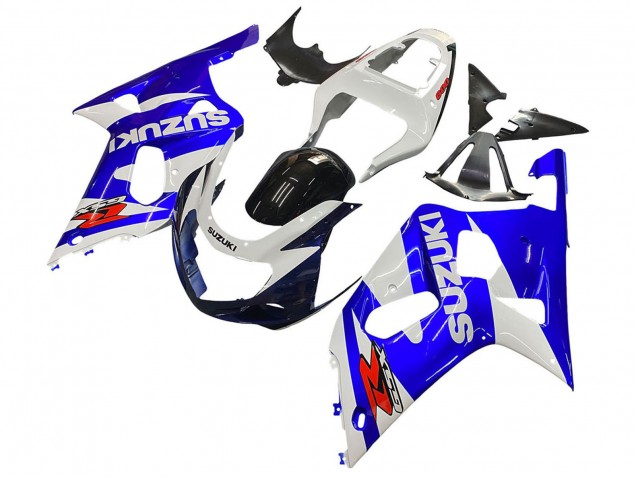 2001-2003 White Blue Glossy Black Red Suzuki GSXR 600 / GSXR 750 Motorcycle Fairing Australia