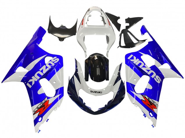 2001-2003 White Blue Glossy Black Red Suzuki GSXR 600 / GSXR 750 Motorcycle Fairing Australia