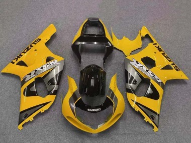 2001-2003 Yellow Grey Glossy Black Suzuki GSXR 600 / GSXR 750 Motorcycle Fairing Australia