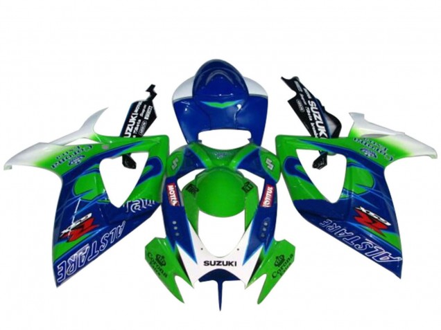 2004-2005 White Blue Green Suzuki GSXR 600 / GSXR 750 Motorcycle Fairings Australia