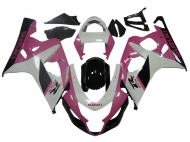 2004-2005 White Pink Black Suzuki GSXR 600 / GSXR 750 Motorcycle Fairings Australia