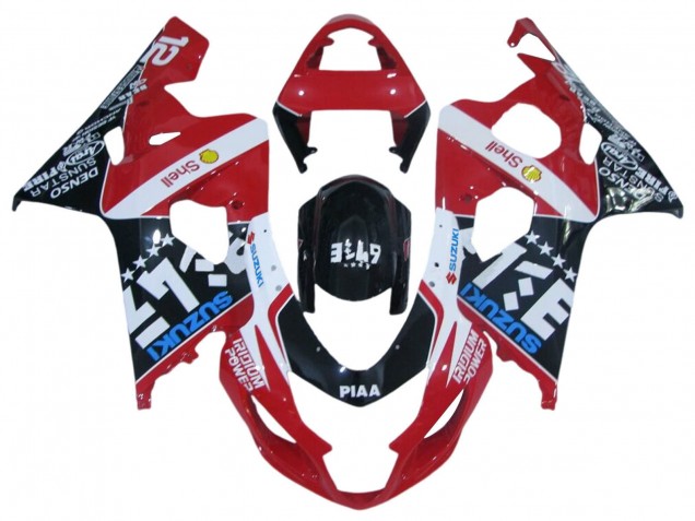 2004-2005 Red White Black Blue Suzuki GSXR 600 / GSXR 750 Motorcycle Fairings Australia
