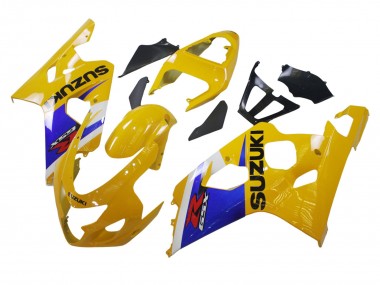 2004-2005 Yellow White Blue Black Suzuki GSXR 600 / GSXR 750 Motorcycle Fairing Australia
