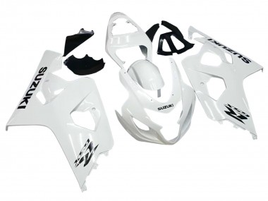 2004-2005 Pearl White Suzuki GSXR 600 / GSXR 750 Motorcycle Fairings Australia