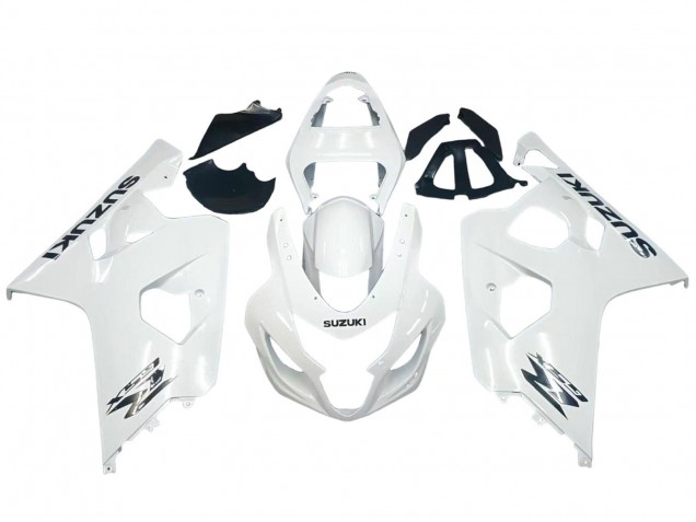 2004-2005 Pearl White Suzuki GSXR 600 / GSXR 750 Motorcycle Fairings Australia