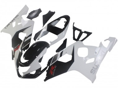 2004-2005 White Black Red Suzuki GSXR 600 / GSXR 750 Motorcycle Fairings Australia