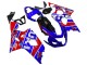 2004-2005 Blue Red Black Motul Dunlop Suzuki GSXR 600 / GSXR 750 Motorcycle Fairings Australia