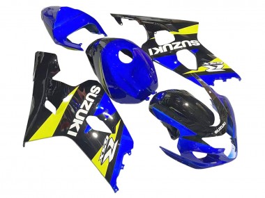 2004-2005 Blue Yellow Black Suzuki GSXR 600 / GSXR 750 Motorcycle Fairings Australia