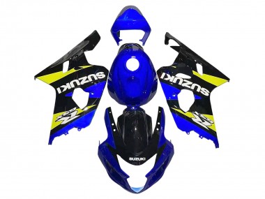 2004-2005 Blue Yellow Black Suzuki GSXR 600 / GSXR 750 Motorcycle Fairings Australia