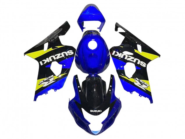 2004-2005 Blue Yellow Black Suzuki GSXR 600 / GSXR 750 Motorcycle Fairings Australia