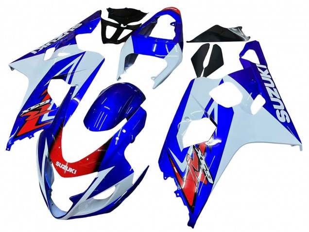 2004-2005 White Blue Red Suzuki GSXR 600 / GSXR 750 Motorcycle Fairing Australia