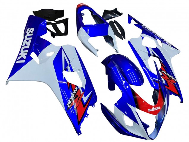 2004-2005 White Blue Red Suzuki GSXR 600 / GSXR 750 Motorcycle Fairing Australia