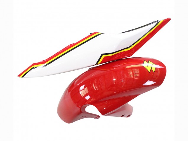 2004-2005 White Red Yellow Michelin Texaon Heron 7 Suzuki GSXR 600 / GSXR 750 Motorcycle Fairings Australia